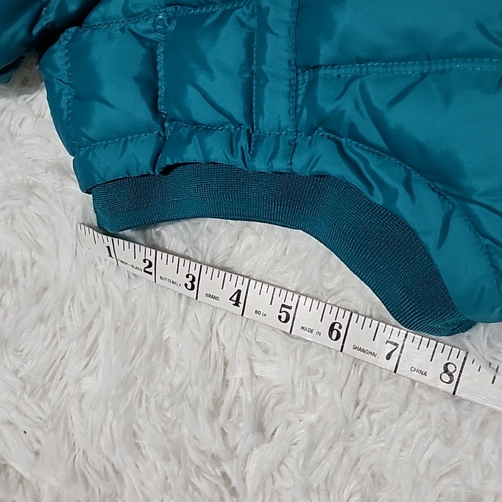 Diesel Teal Full Zip Puffer Vest - Picture 12 of 16